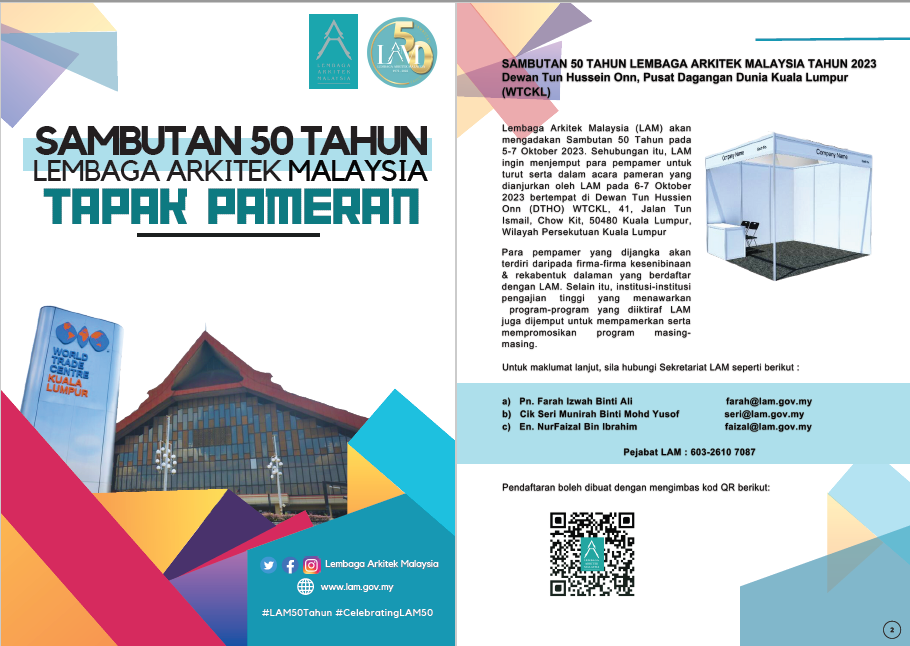 Brochure Booth | Lembaga Arkitek Malaysia