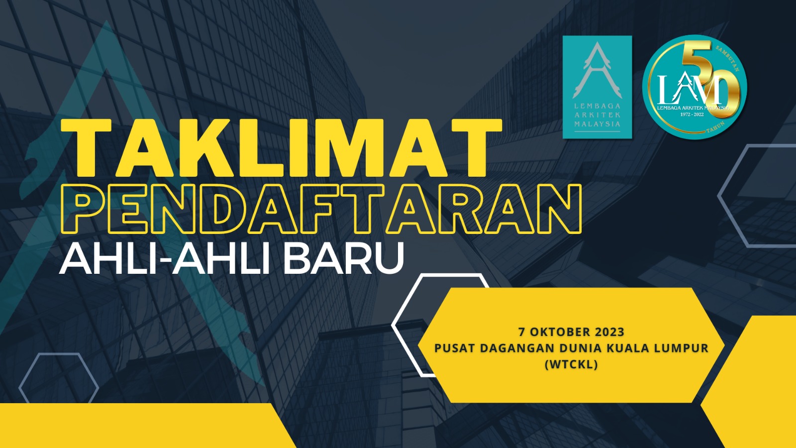 TAKLIMAT PENDAFTARAN AHLI-AHLI BARU   
